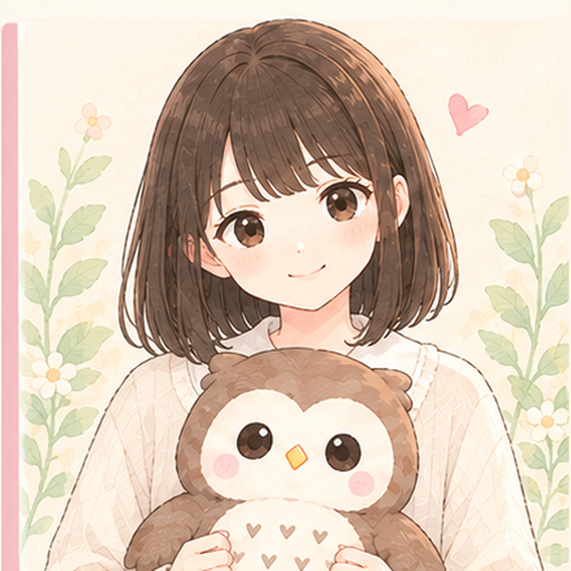 フクロウノートを書いている人
